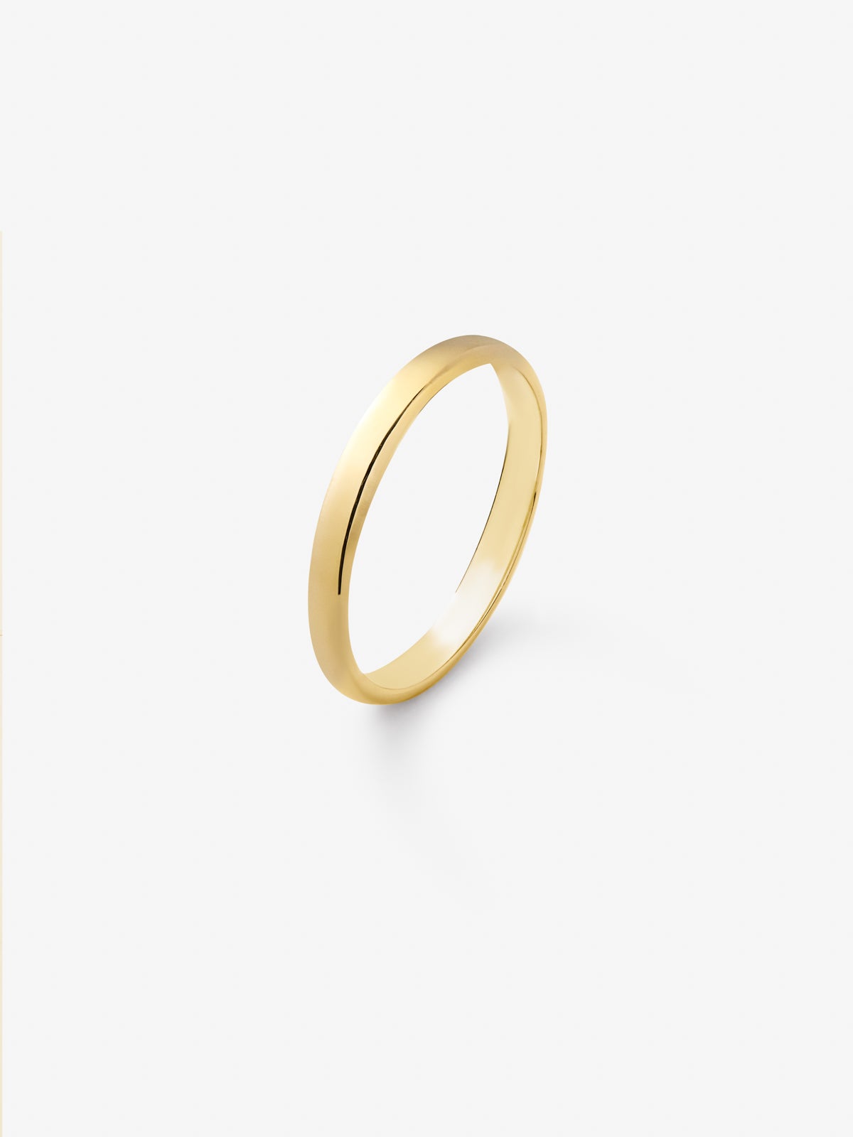 18K Yellow Gold Wedding Band of 2.30mm