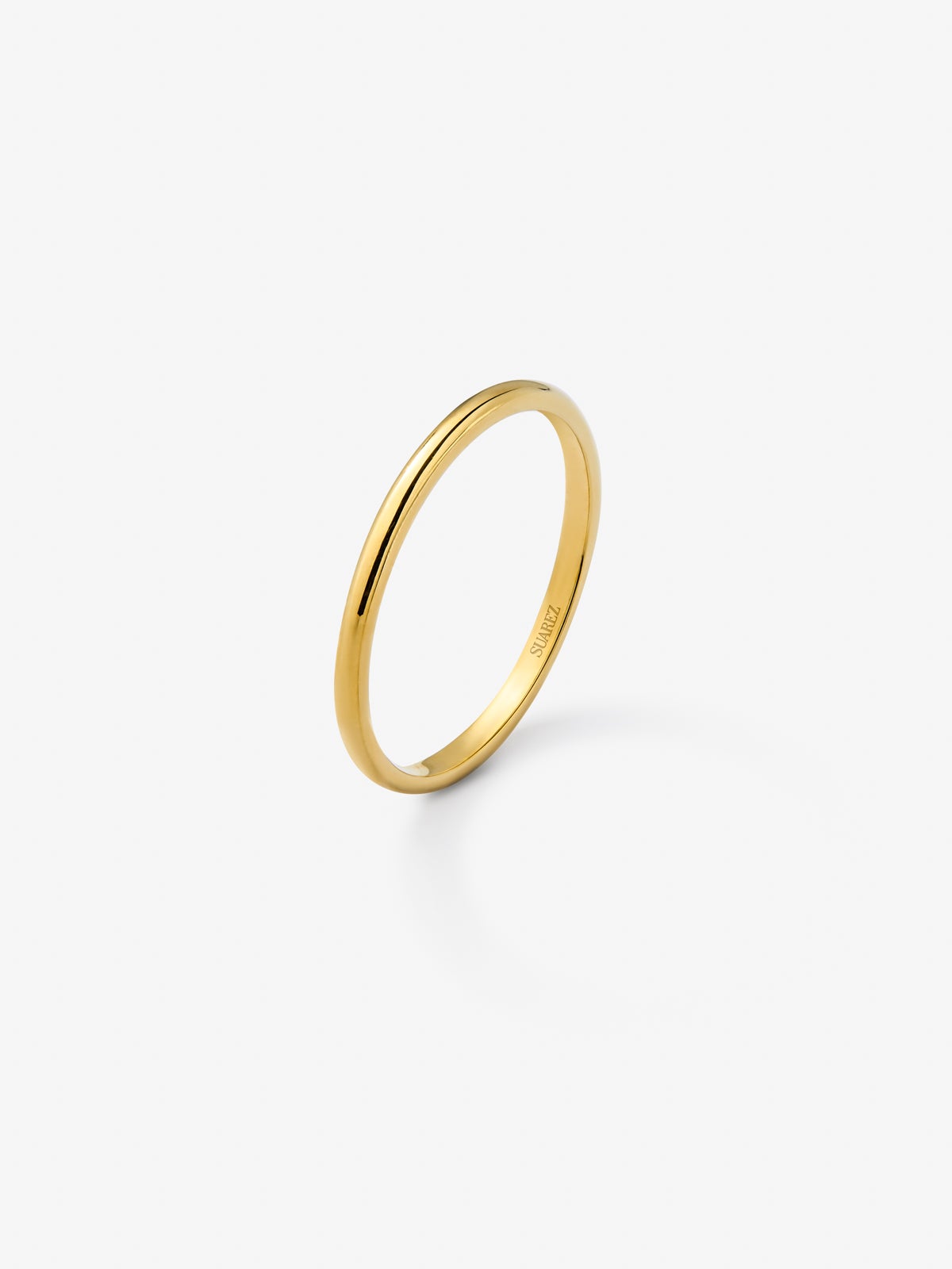 18K yellow gold wedding ring