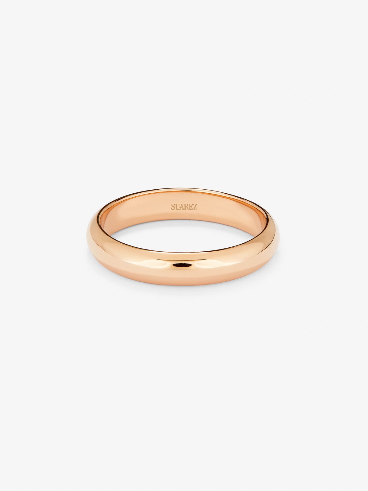 18kt rose gold wedding alliance